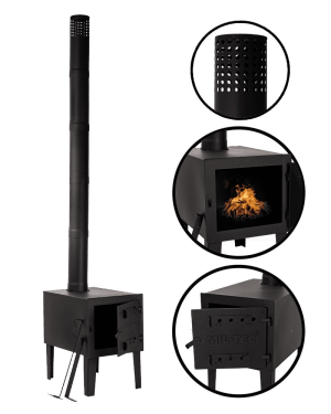 Mil-Tec Komplett Kamin - Stor