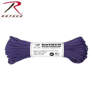 Rothco 550lb Type III Paracord 30m (Färg: Lila)