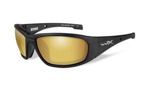 Wiley X WileyX BOSS Pol Venice Gold Mirror Matte Black Frame