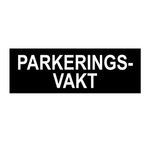 Robust Funktionsbeteckning till Reflexväst (Funktion: Parkeringsvakt, Storlek: Large)