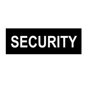Robust Funktionsbeteckning till Reflexväst (Funktion: Security, Storlek: XS)