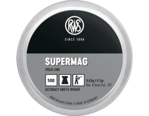 RWS Ammunition RWS Supermag 4,5mm 0,60g - 500st