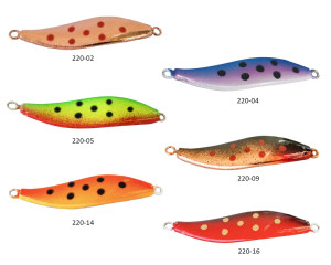 Jemtlands Fiskeverkstad Jämtdraget Skeddrag 12g (Färg: 220-02 / Koppar & Röd)