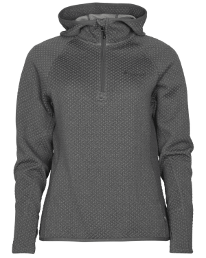 Pinewood Everyday Travel Hoodie Dam (Färg: Gråmelerad, Storlek: 2XL)