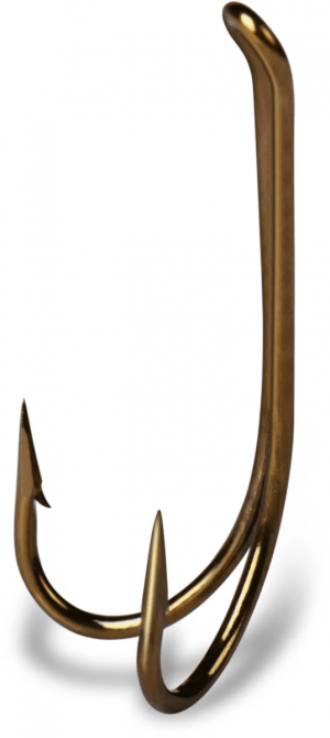 Mustad Flugbindningskrok Dubbel Bronze 35802 25-Pack (Storlek: #6)