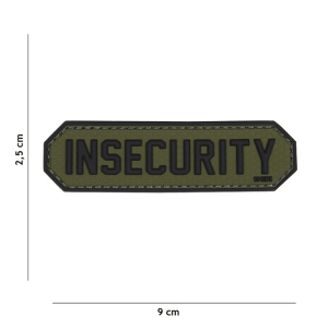101 INC PVC Patch - Insecurity (Färg: Grön)