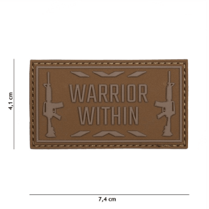 101 INC PVC Patch - Warrior Within (Färg: Coyote)