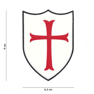 101 INC PVC Patch - Crusader (Färg: Vit)