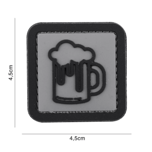 101 INC PVC Patch - Beer (Färg: Grå)
