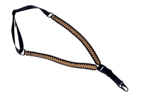 Swiss Arms 1 Point Paracord Sling - Quick Detach Black/Coyote