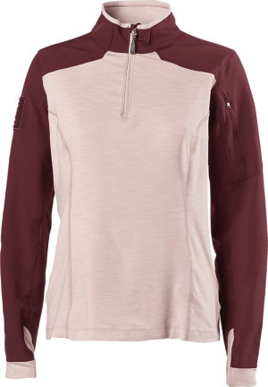 5.11 Tactical Women's Rapid Half Zip (Färg: Blush, Storlek: Large)