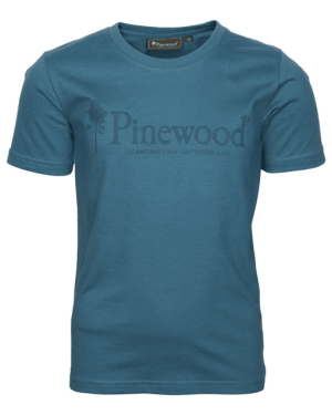 Pinewood T-Shirt Outdoor Life Barn (Färg: Blå, Storlek: 152)