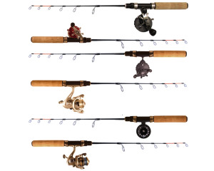 Fibe Premium Isfiske Combo Flat med T100 Haspel 56cm (Styvhet: Medium)