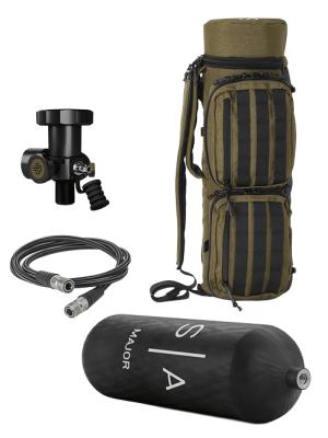 Scandinavian Arms Major 6,8L Kolfiber Lufttank Range Bag Kit