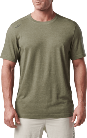 5.11 Tactical PT-R Charge Short Sleeve Top 2.0 (Färg: Sage Grön HTR, Storlek: Large)