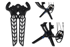 Avalon Archery Avalon Compound Bowstands Dual-Pod Stand with Limb Protection - Svart/Svart