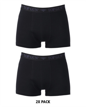 Mil-Tec Top Gun Boxershorts 2-pack - Svart (Storlek: Small)