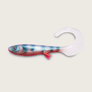 Wolfcreek Lures Wolfcreek Curly 22 cm + Tail 75Gram (Färg: #C034 Striped Ghost (UV))