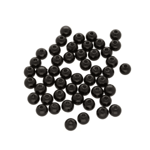 Övriga Tillverkare Milo Black Plastic Micro Beads 2mm 25 Pack
