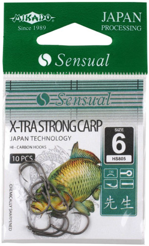 Mikado X-Tra Strong Carp 10 Pack (Storlek: 12)