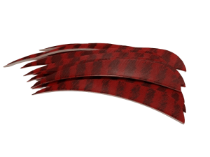 Gateway Feathers 5" LW Parabolic 12st (Färg: Barred Red)