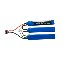 ASG LiFe Batteri 9,9V 1000mAh 3 Sticks Deans