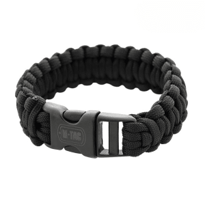 M-Tac Paracordarmband  (Färg: Svart, Storlek: Medium)