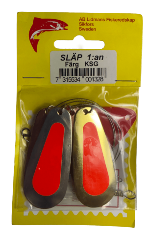 Lidmans Fiskeredskap Släp 1:an Långedrag (Färg: KSG)