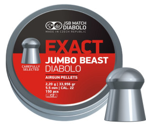 JSB Match Diabolo JSB Exact Jumbo Beast 5,52mm - 2,200g 150st