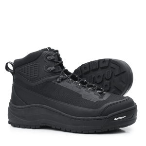 Vision Fly Fishing Vision Musta Hiker Vadarskor med Gummisula (Storlek: EU45/US12)