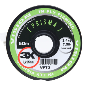Vision Fly Fishing Vision Tafsmaterial Prisma Fluorcarbon (Tjocklek: 3X 0,21)