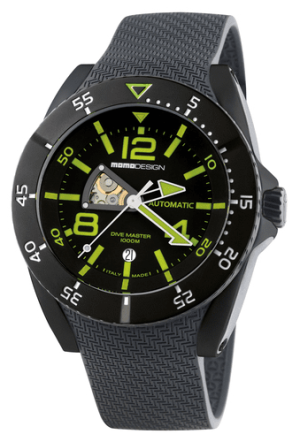 MomoDesign Dive Master PVD Automatic Svart/Grön 48mm