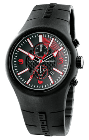 MomoDesign Mirage Chrono Svart/Röd 46,5mm