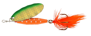 Abu Garcia Reflex Röd Spinnare 12g (Färg: Green Flash)