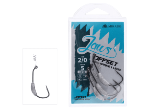 Mikado Jaws Offset Hooks With Spring And Lead 3 Pack (Storlek: 1/0 - 2 Gram)