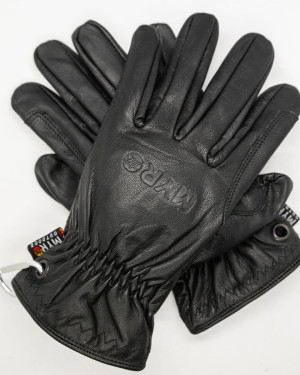 Myr Outdoor Storbäck - Skinnhandskar (Färg: Svart, Storlek: 9)