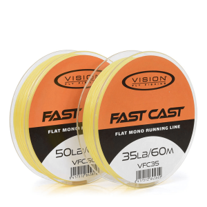 Vision Fly Fishing Vision Fast Cast Flat Running Line (Styrka: 35lb / 15,9kg)