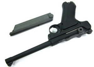 WE Airsoft WE Luger P08 M 6" GBB Full Metal