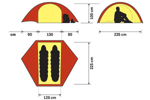 Hilleberg Rogen 2 sand