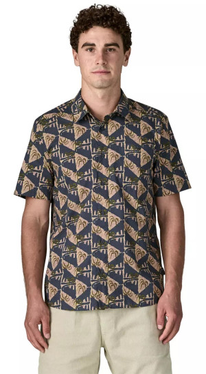 Patagonia Go To Shirt Men xxl future flowers: natural
