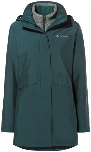 Vaude Idris IV 3in1 Parka Women 46 deep pond