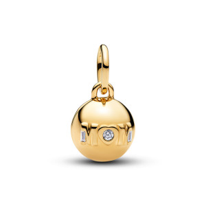 Otwierany charms z napisem Mum - 764457C01