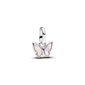 Mały charms-zawieszka Różowy motyl - 793825C01