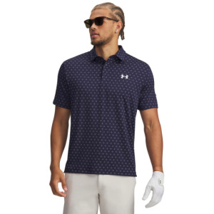 Under Armour Playoff 3.0 Printed Polo - Midnight Navy