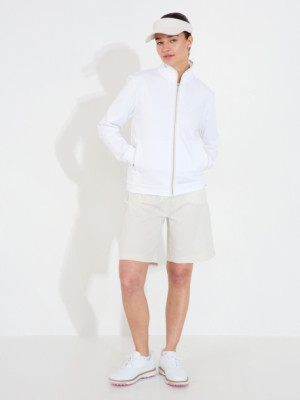 Abacus Lds Bovey Midlayer Jacket - White/Light Sand