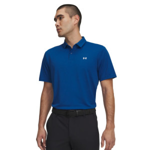 Under Armour Mens T2G Pique Polo - Varsity Blue/White