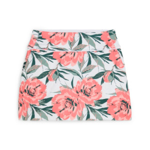 Puma Womens Blake Knit Beautiful Game Skirt - White Glow/Peach Frost
