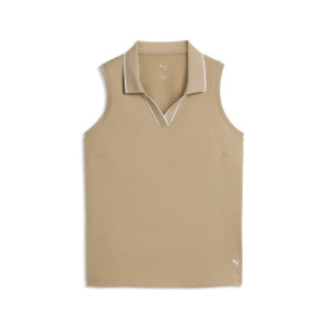 Puma Womens Cloudspun Ess SL Polo - Ice Coffee
