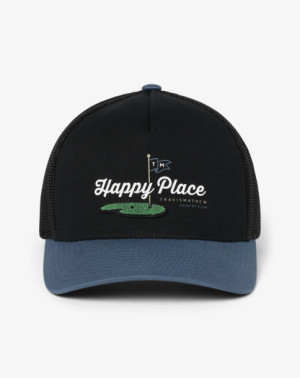 Travis Mathew Swing Season Snapback Hat - Black