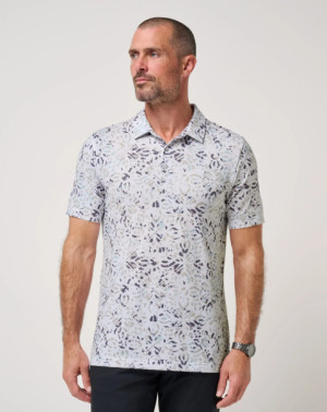 Travis Mathew Mens Featherweight Chill Polo - White